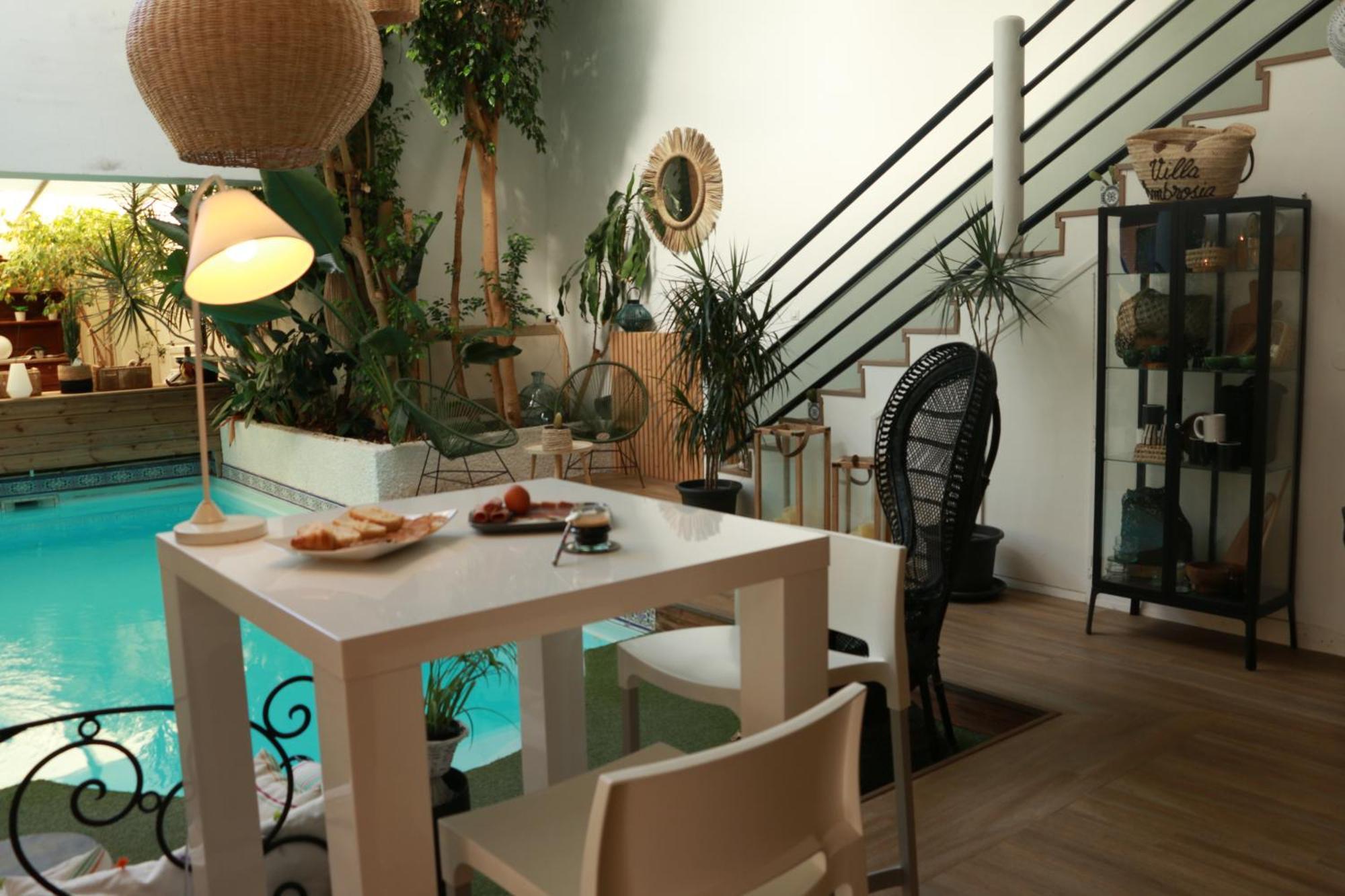 Chambre D'Hotes Villa Ambrosia Et Spa Narbonne Bagian luar foto